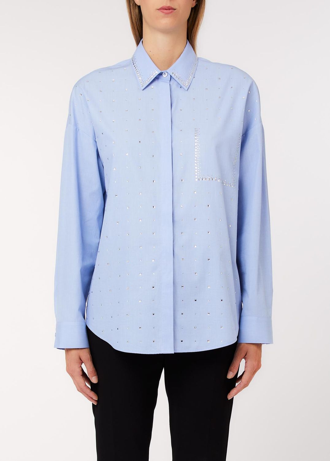 BLOES VAN LIU JO CA6168-T520A P9653 AZZURRO CIELO/WHITE