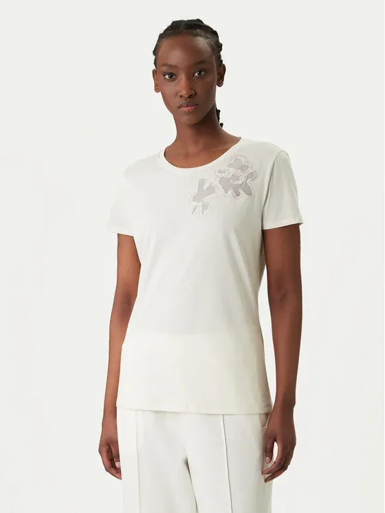 T-SHIRT VAN LIU JO TA6155-JS923 10105 WHITE MILK