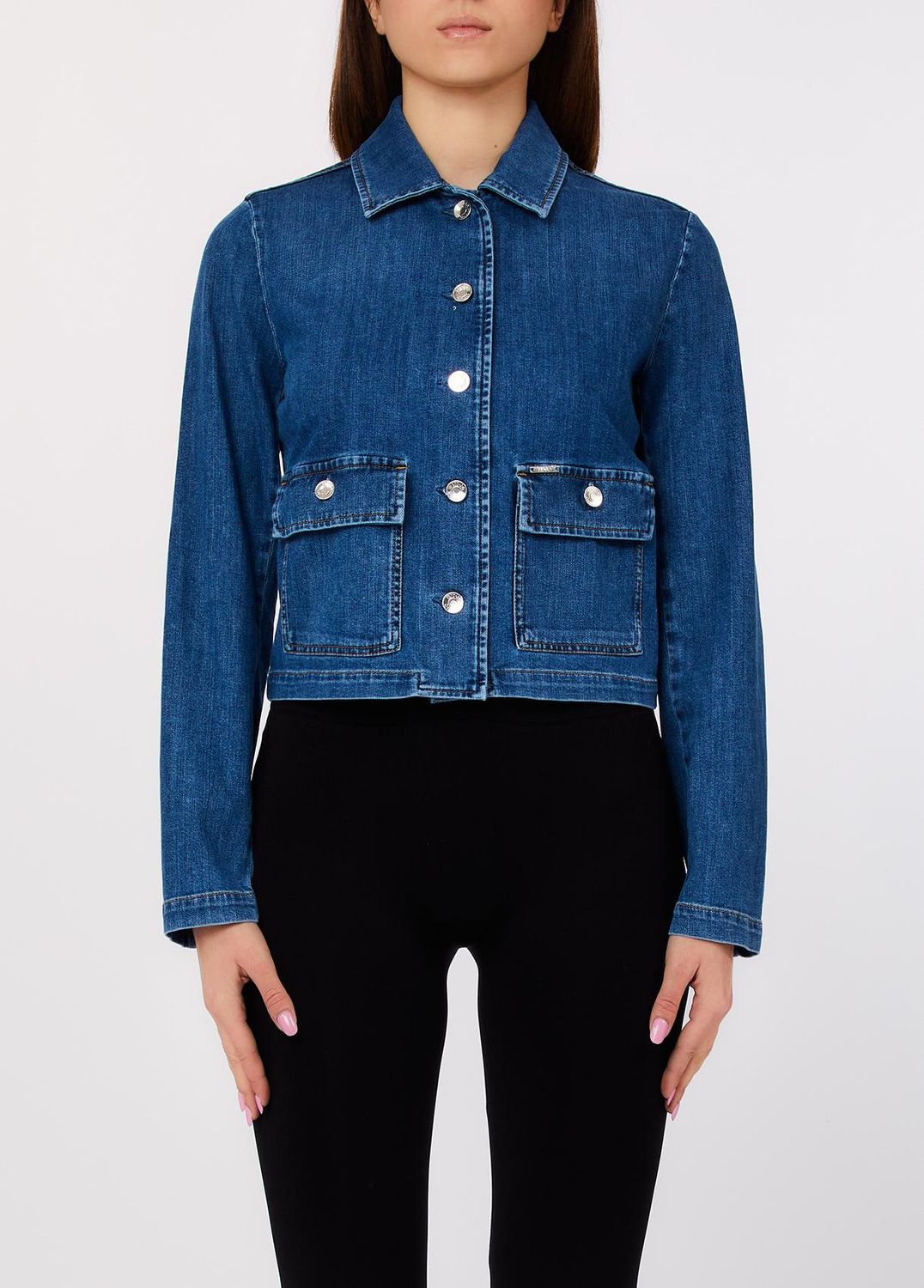 VEST VAN LIU JO UA6228-D0275 79018 DEN.BLUE HEART WASH