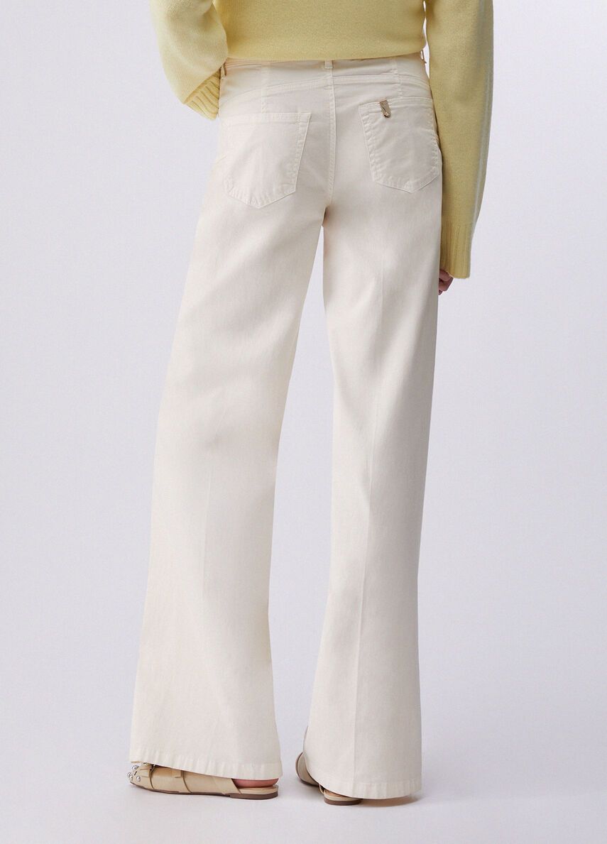 BROEK VAN LIU JO WA6274-T9257 X0760 LIGHT PANNA
