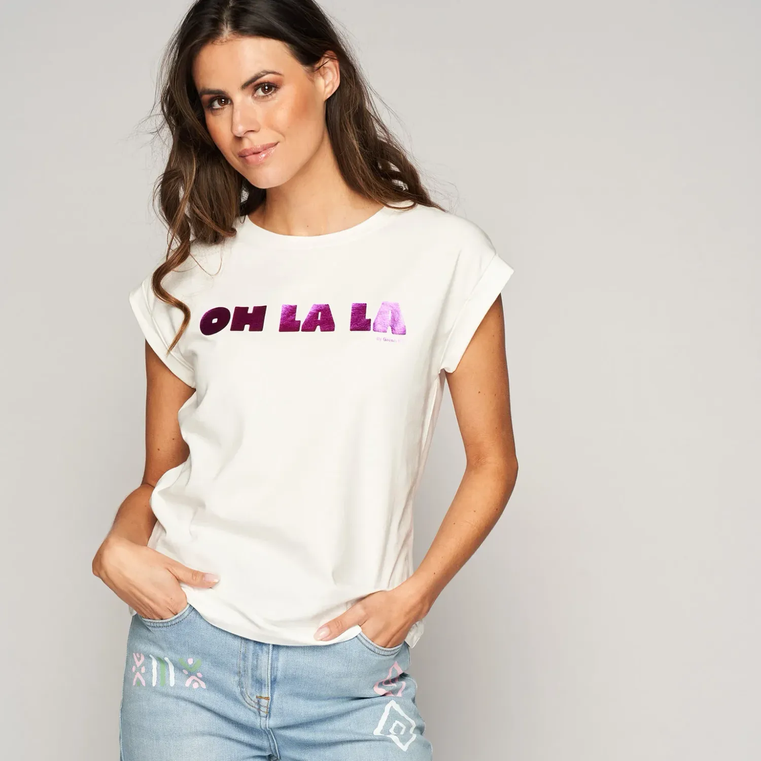 T-SHIRT VAN GREEN ICE ETIENNE  Ecru