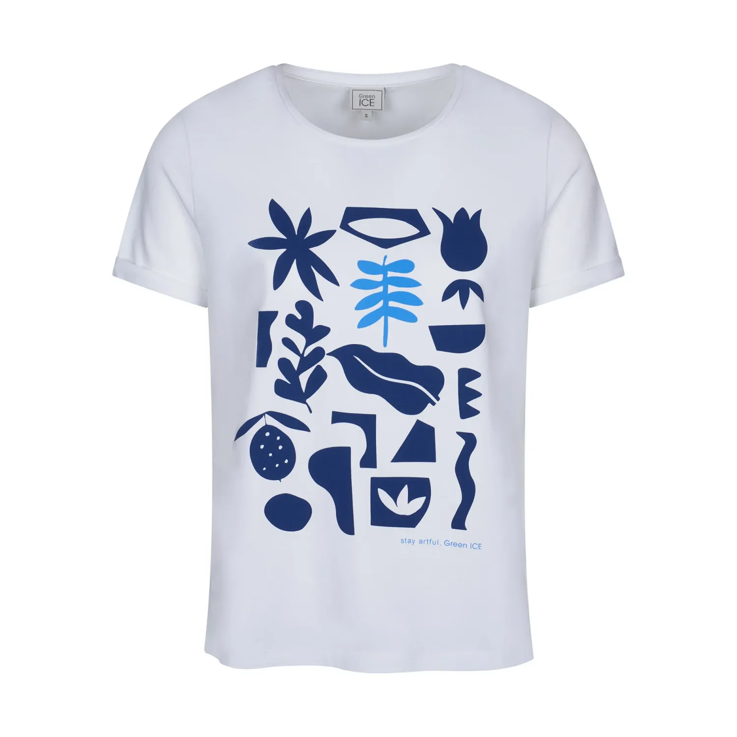 T-SHIRT VAN GREEN ICE EVARISTE  White