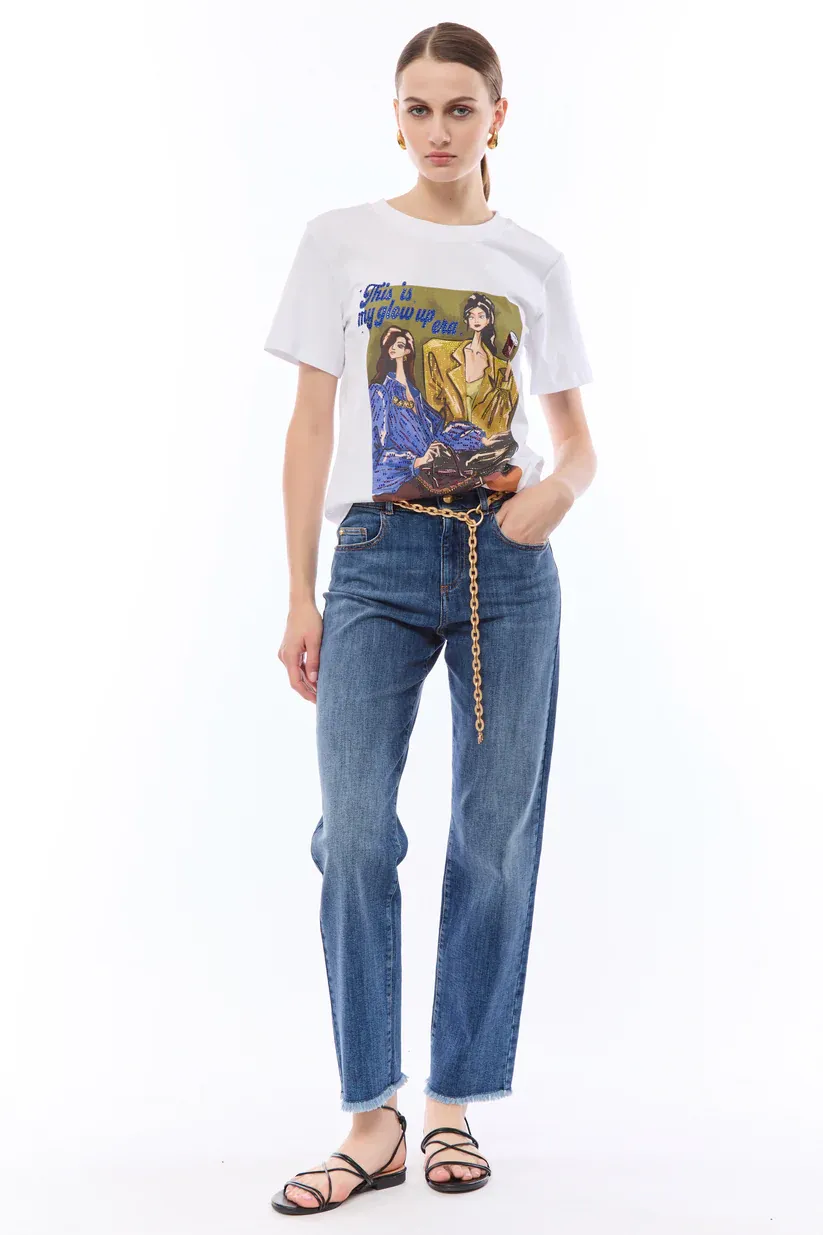 BROEK VAN NENETTE 41BB-SATURNO 0475 LAVAGGIO BLU