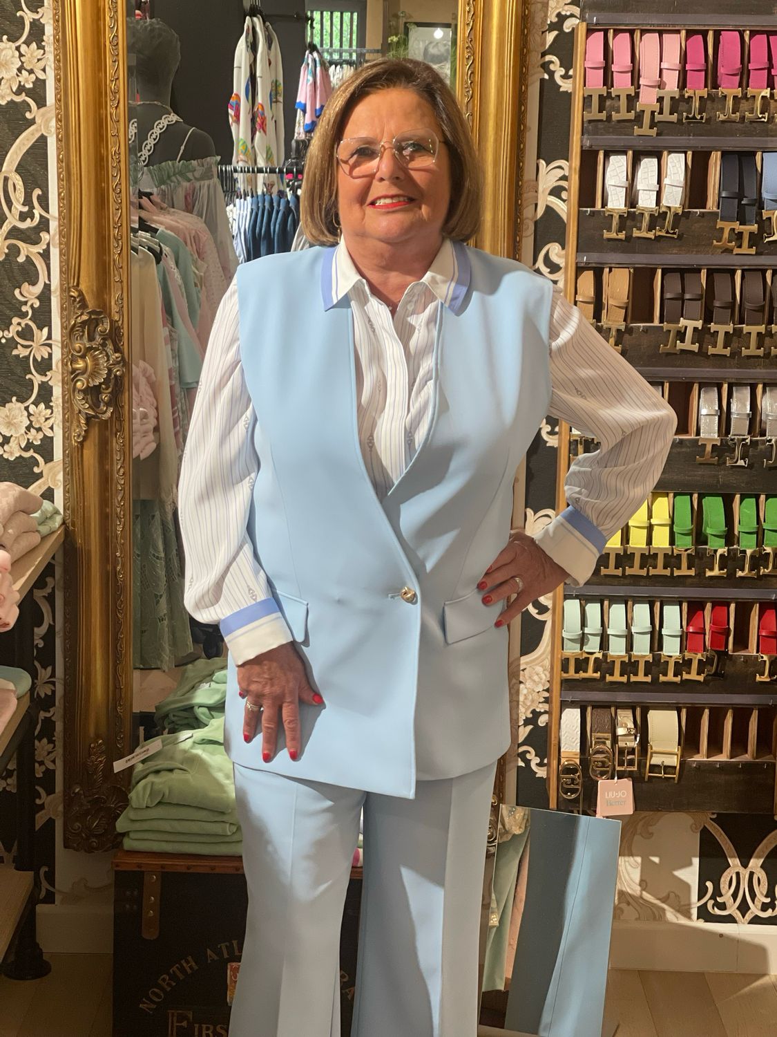 VEST VAN NENETTE 41BB-BUDONI 0401 AZZURRO