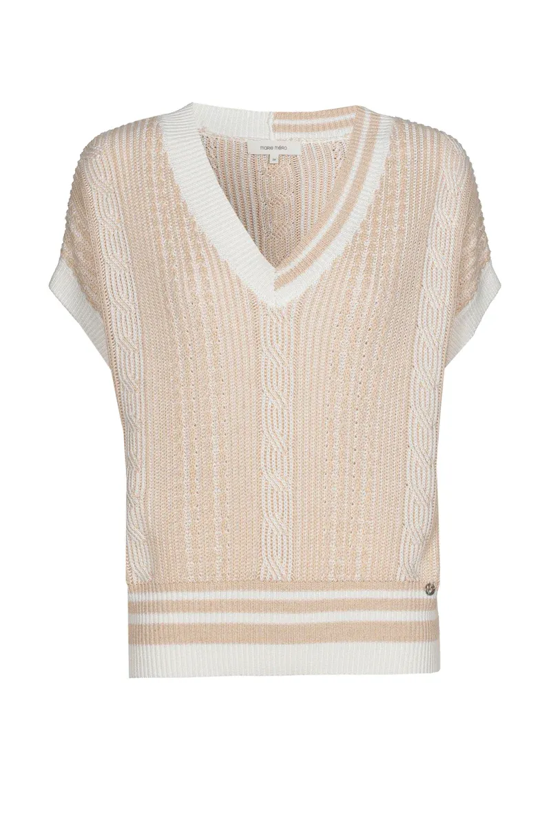 PULL VAN MARIE MERO PU61/SAN+CRE SAND/CREME