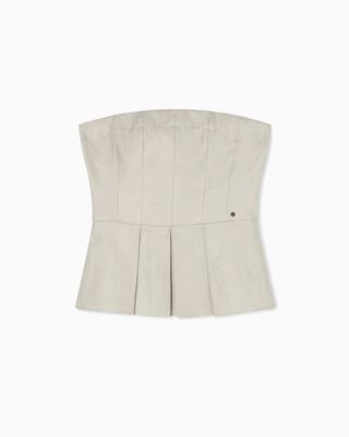 BUSTIER VAN ARMANI XW001984 AF21530 U6275 DUST