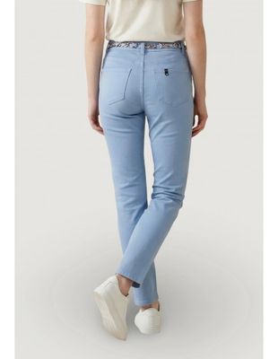 BROEK VAN LIU JO WA6260-T367A P9258 BRIG.BLUE WAVE FLOWE