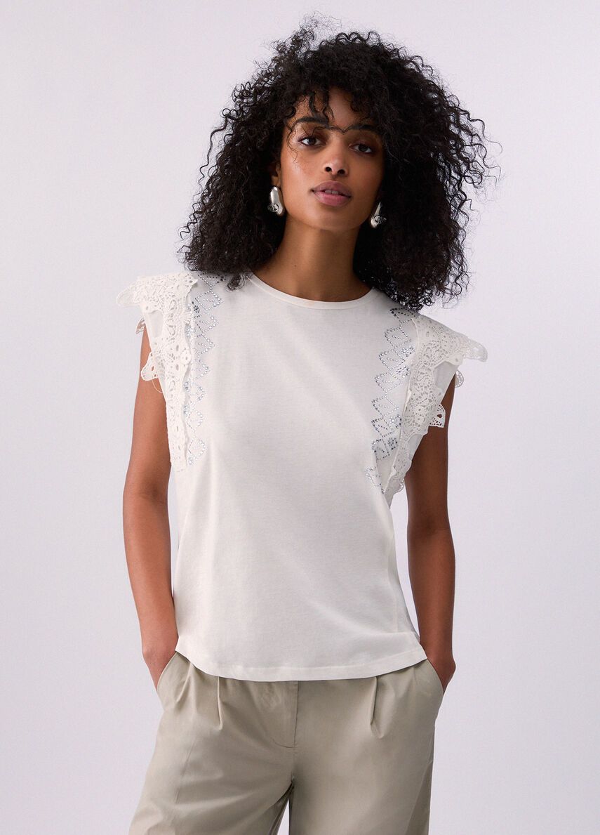 TOP VAN LIU JO WA6311-J3885 10701 BIANCO LANA