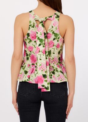 TOP VAN LIU JO WA6365-T4853 P9382 NAIVE ROSES