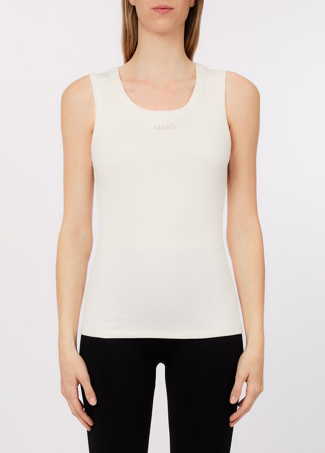 TOP VAN LIU JO TA6097-J4822 10105 WHITE MILK