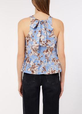 TOP VAN LIU JO WA6365-T4853 P9502 BLU WAVE LILES