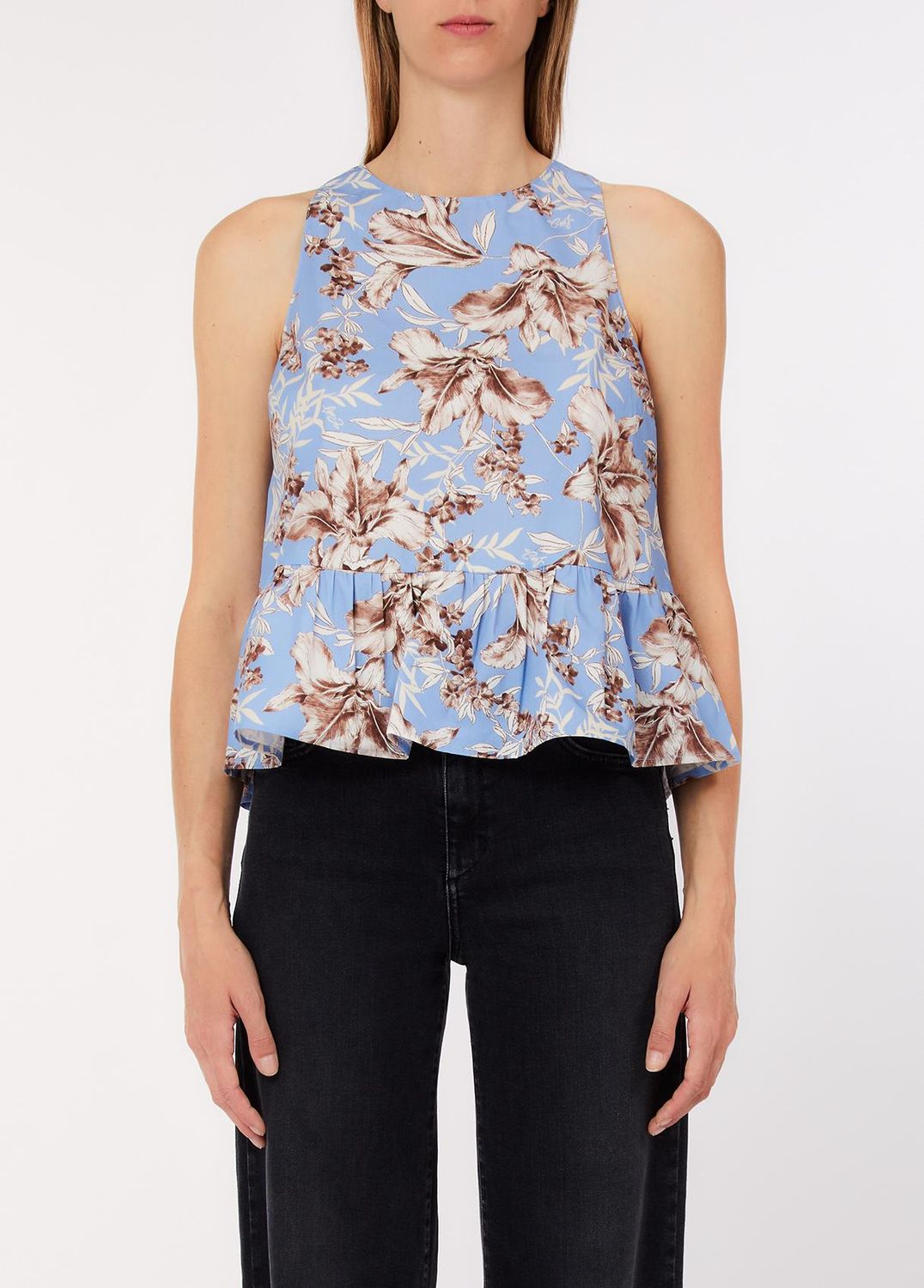 TOP VAN LIU JO WA6365-T4853 P9502 BLU WAVE LILES