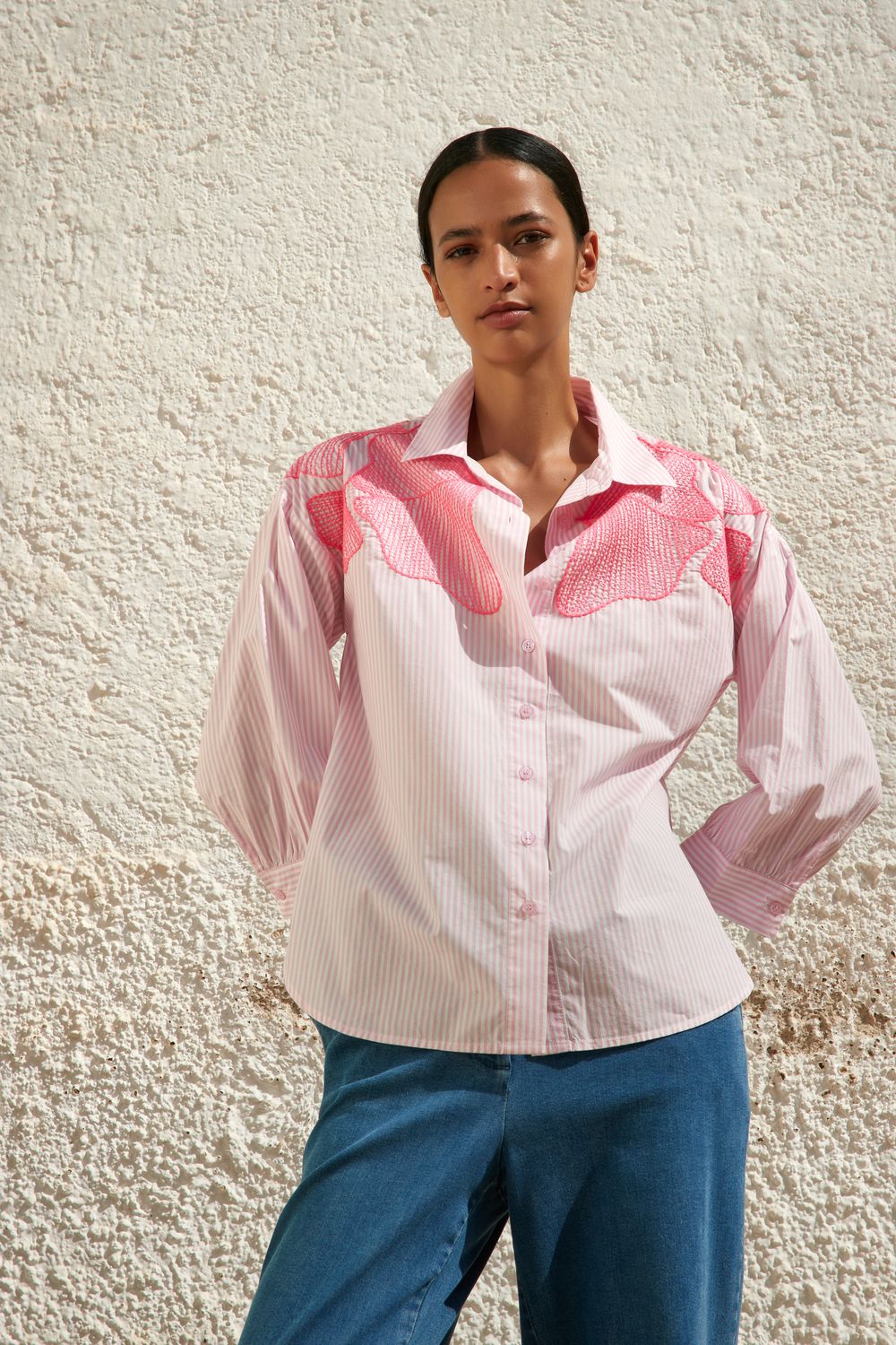 BLOES VAN ATMOS A1819BL/C YONA BLUSH