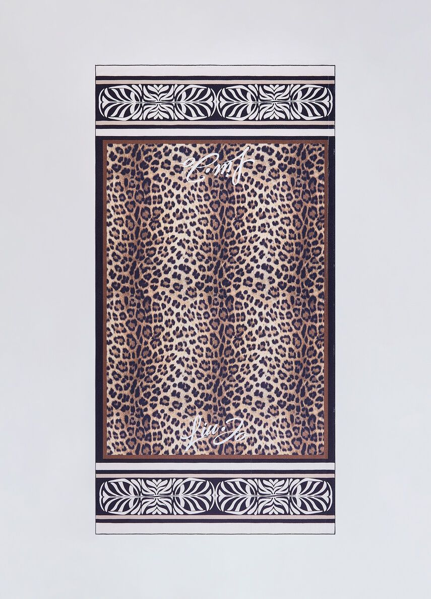 HANDDOEK VAN LIU JO VA6205-T9433 V9789 ANIMALIER