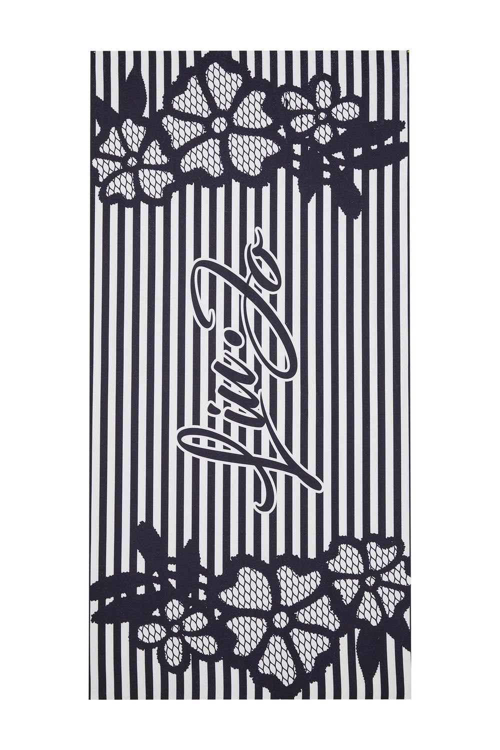 HANDDOEK VAN LIU JO VA6205-T9433 09096 NERO/BIANCO