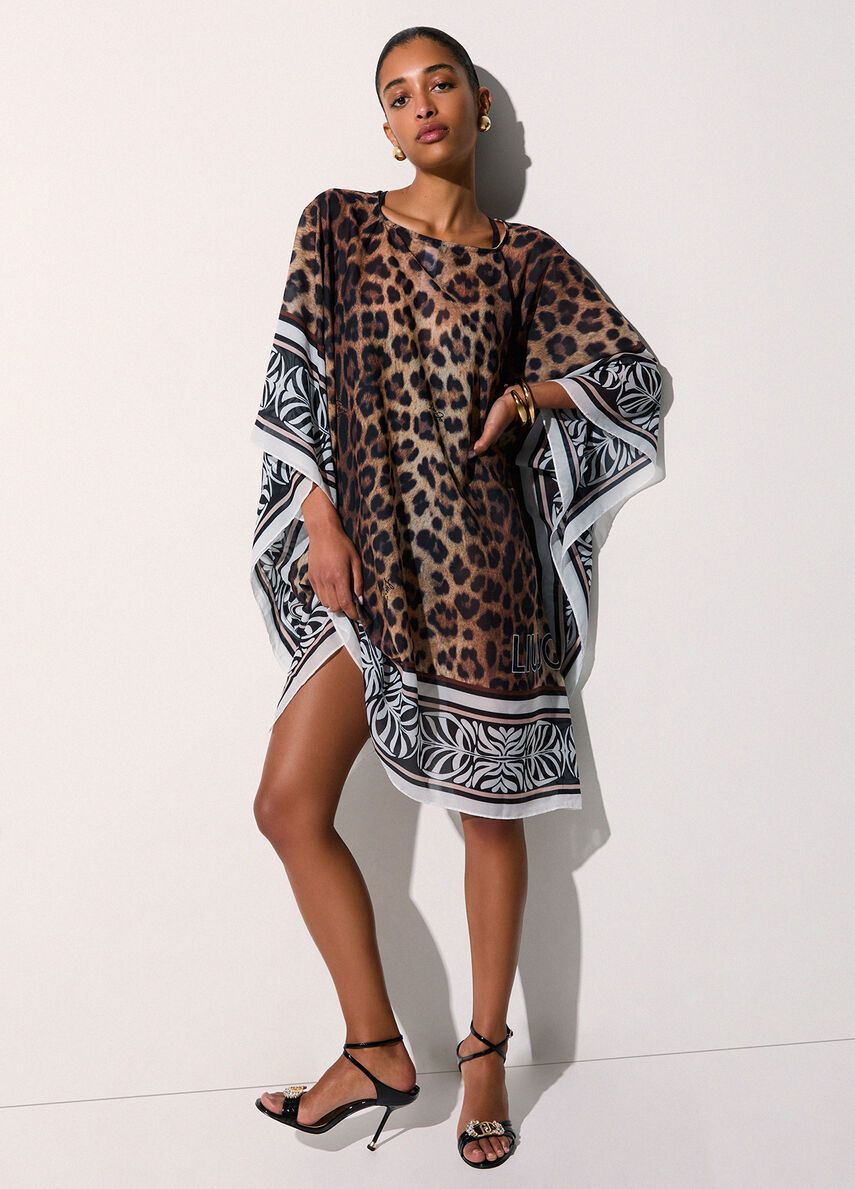 KAFTAN VAN LIU JO VA6084-T4902 V9789 ANIMALIER