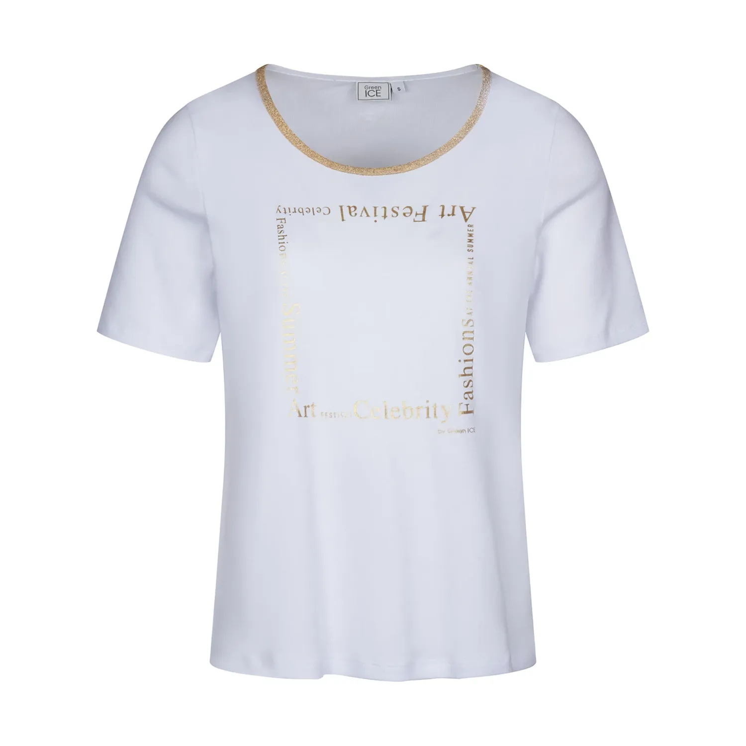 T-SHIRT VAN GREEN ICE PALMER  White