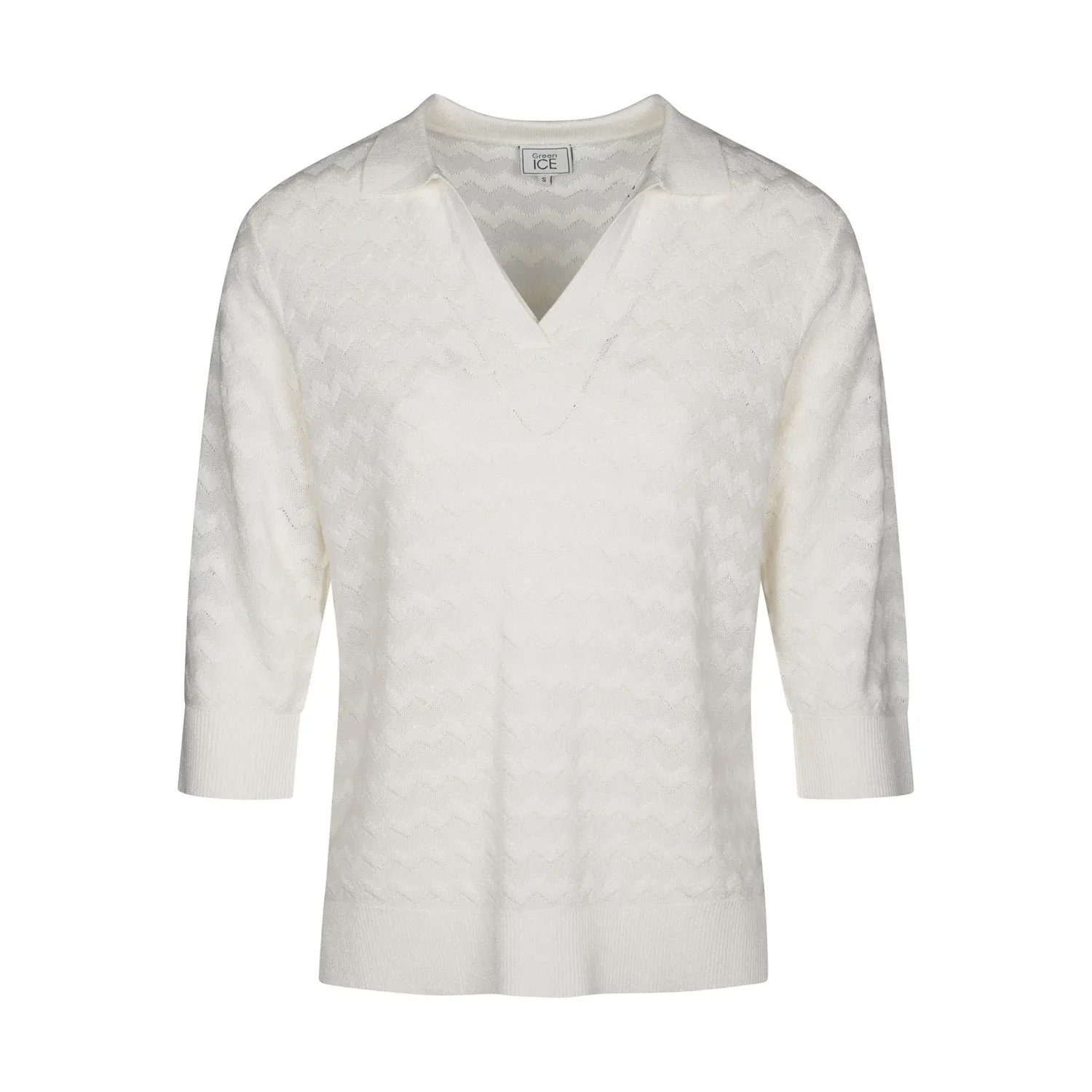 PULL VAN GREEN ICE BAKOE  Ecru