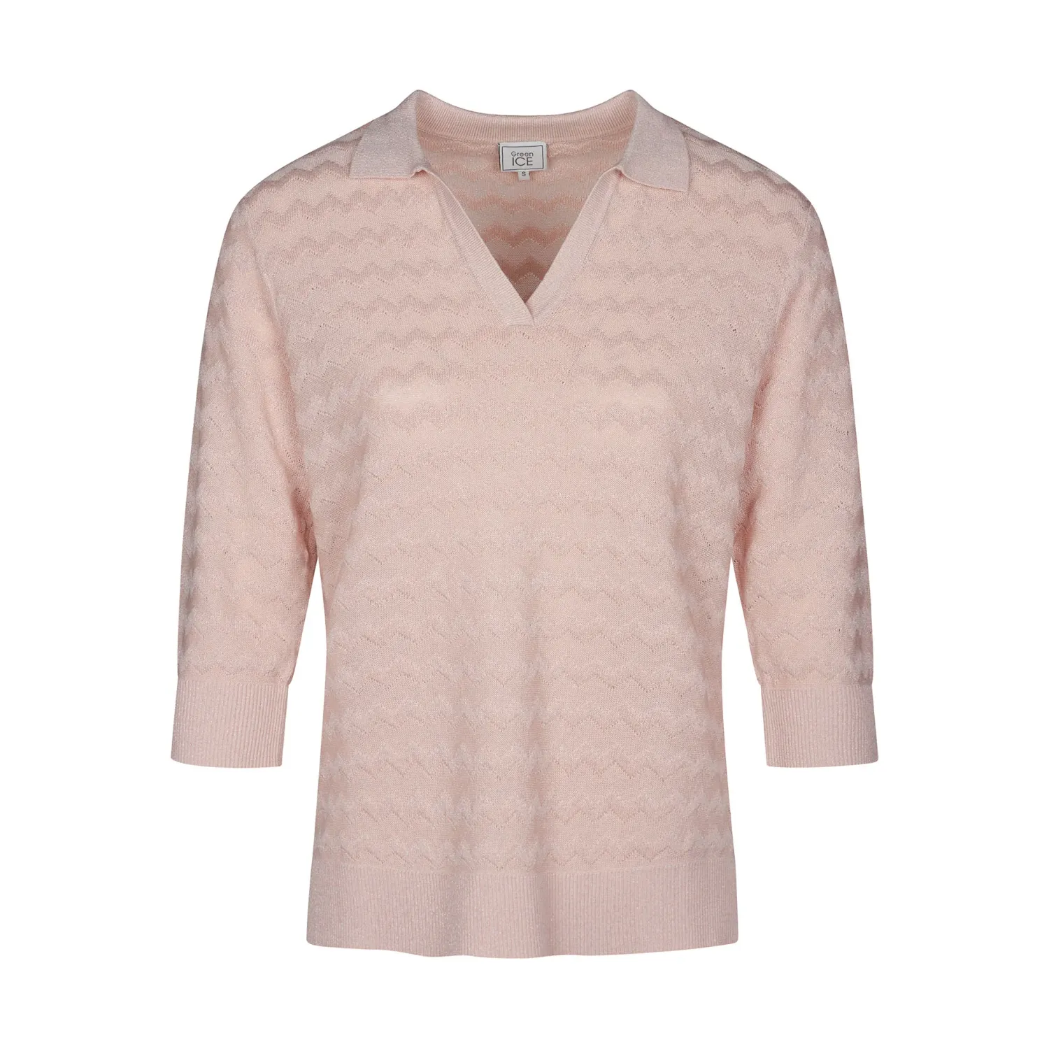 PULL VAN GREEN ICE BAKOE  Lt Pink