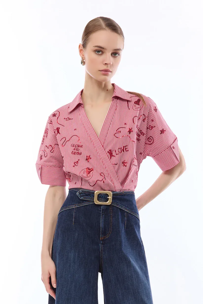 BLOES VAN NENETTE 41BB-FOSTER 1270 BIANCO/ROSSO