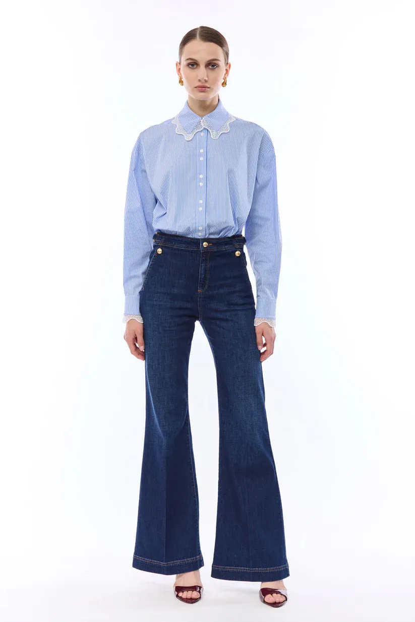 BROEK VAN NENETTE 41BB-SUMIT 0475 LAVAGGIO BLU