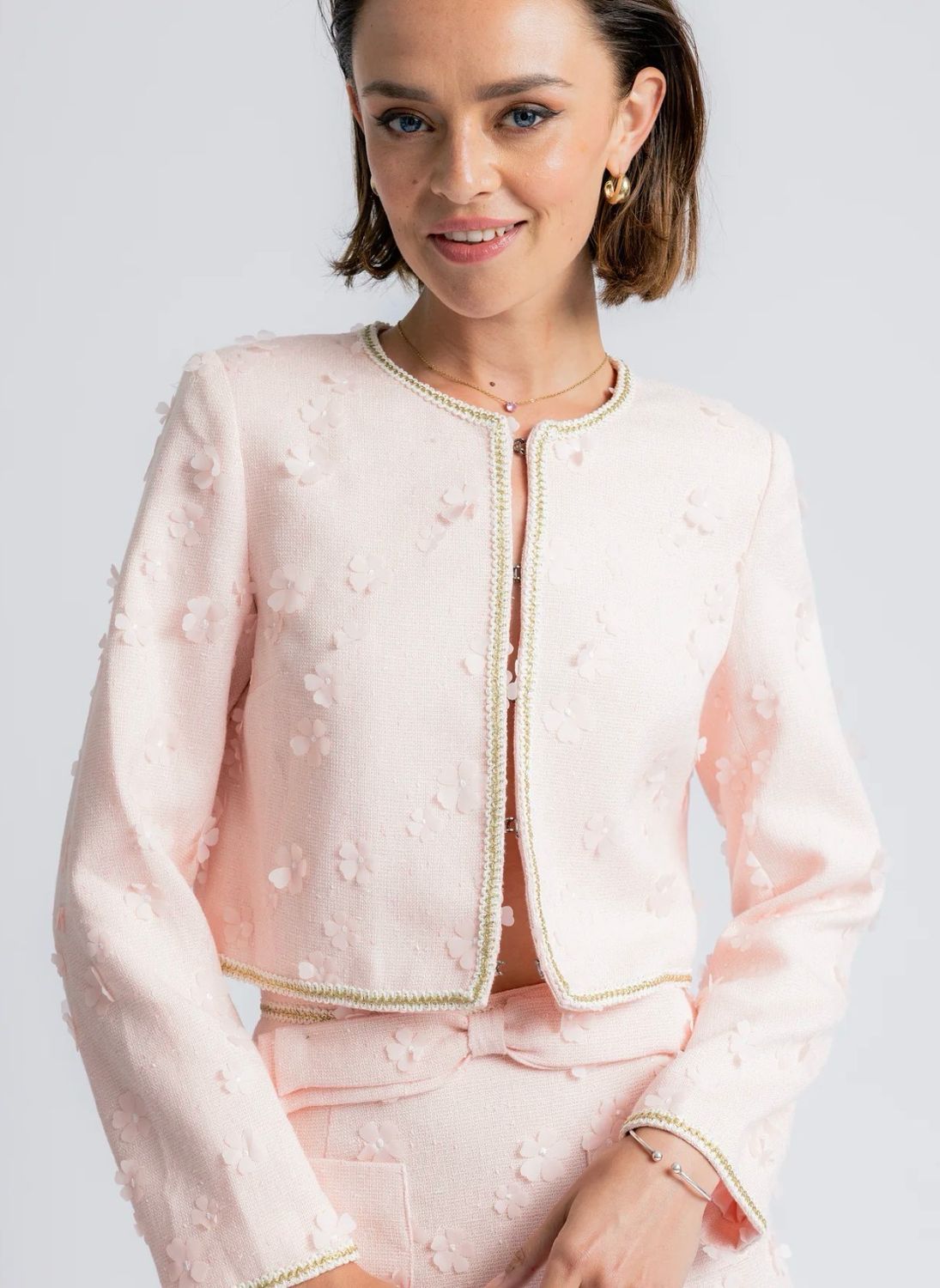 VEST VAN DREAM CATCHER D101XW16 X29P PINK FLOWERS ANNA