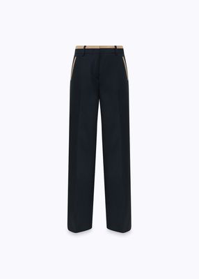 BROEK VAN BLUGIRL RA6111 T536A C3978 Dark night/sand