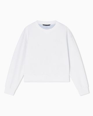 SWEATER VAN ARMANI XW002080 AF21298 U0002 OPTIC WHITE
