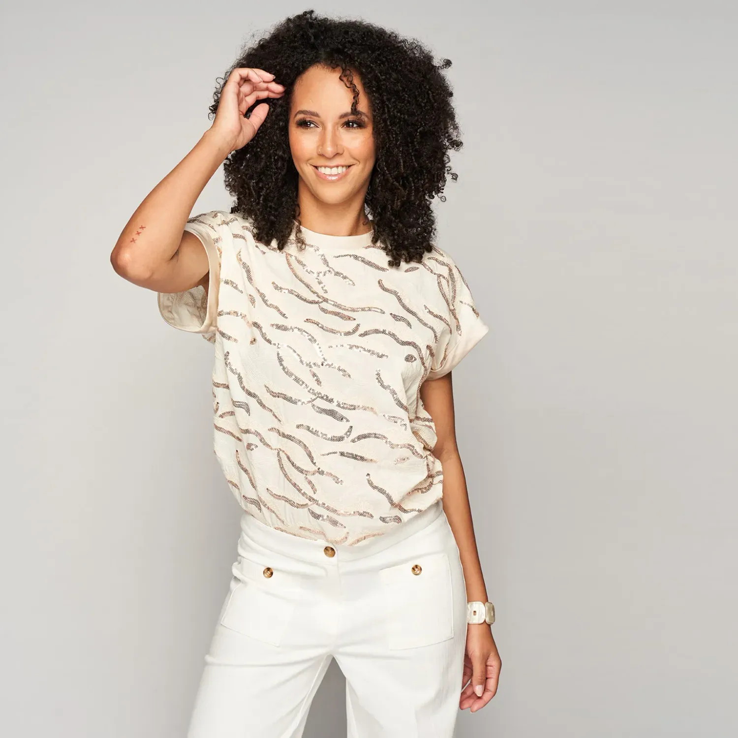 BLOES VAN GREEN ICE VAMA  Ecru