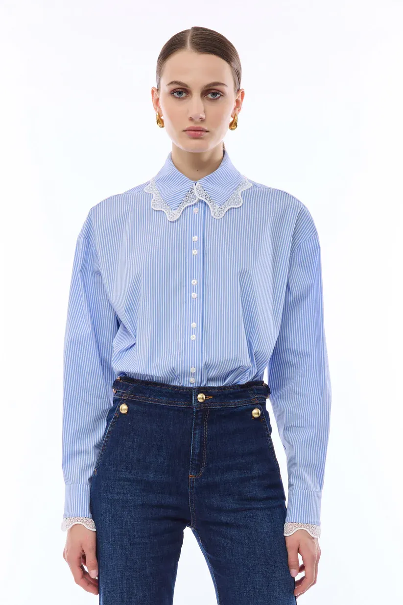 BLOES VAN NENETTE 41BB-FURBY 1275 BIANCO/AZZURO