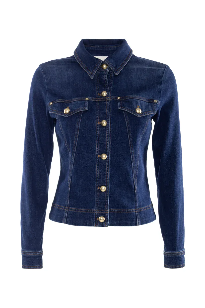 JEANSVEST VAN NENETTE 41BB-SALLY 0475 LAVAGGIO BLU MEDIO