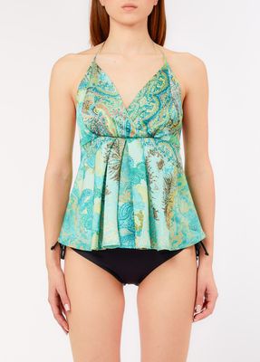 TOP VAN LIU JO VA6115-TS124 P9269 CACHEM.WATER GREEN