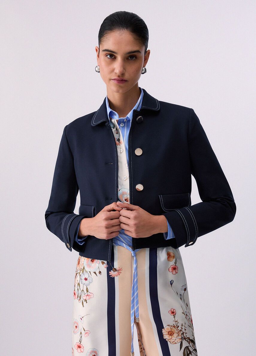 BLAZER VAN LIU JO WA6123-J9189 93924 NIGHT BLU SKY