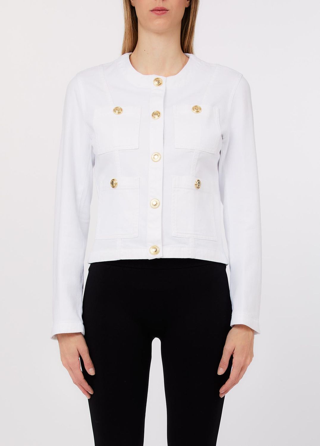 VEST VAN LIU JO UA6260-D0275 11111 BIANCO OTTICO