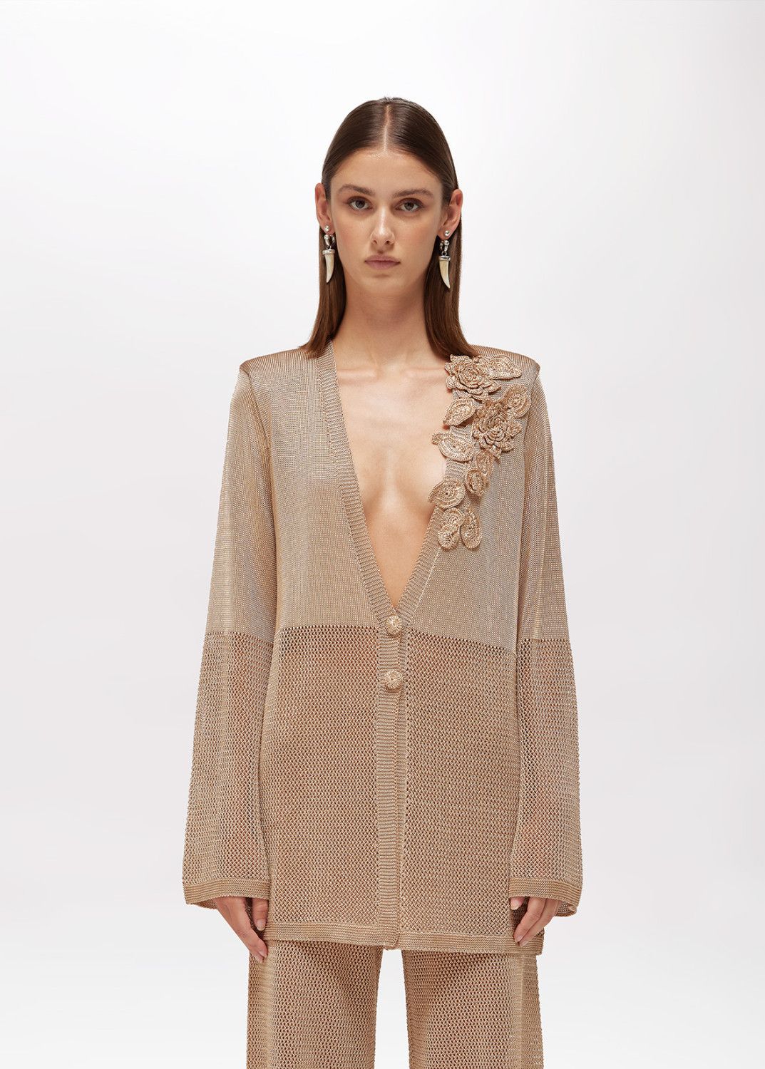 GILET VAN BLUGIRL RA6032 MA87R X0768 Sand dark