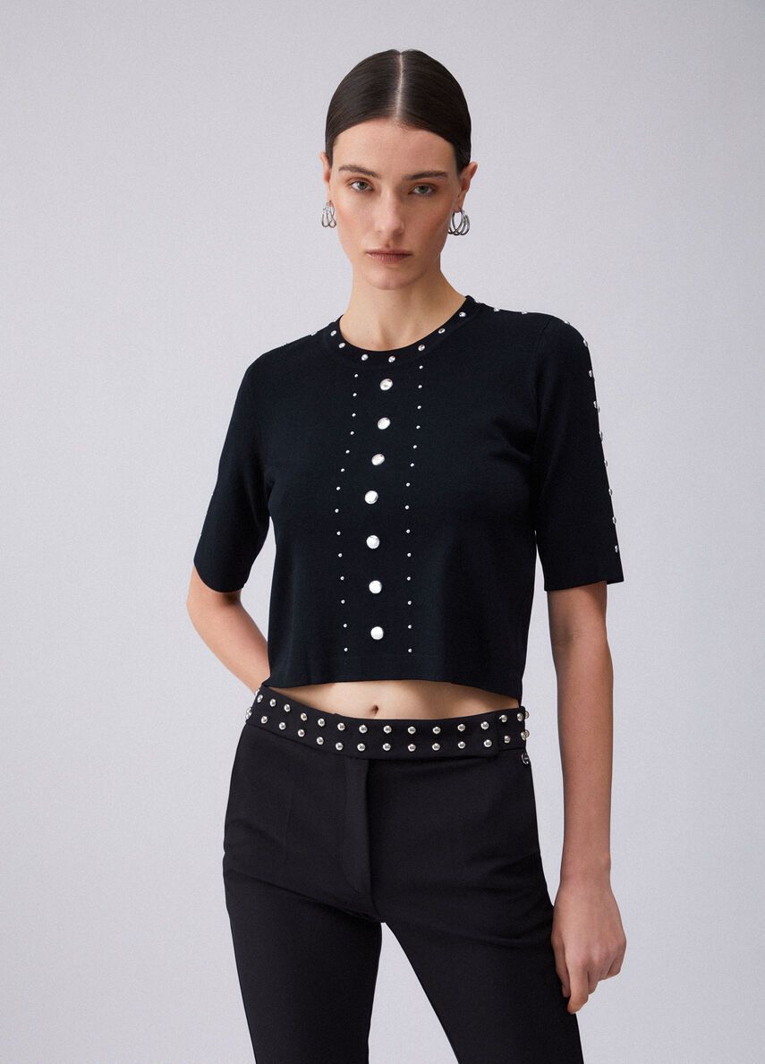 PULL VAN LIU JO WA6092-MS55N 22222 NERO