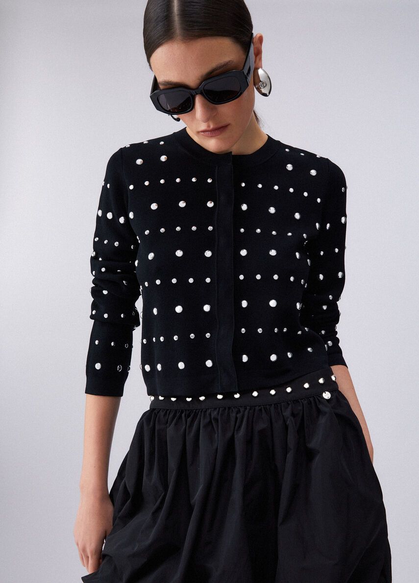 GILET VAN LIU JO WA6090-MS55N 22222 NERO