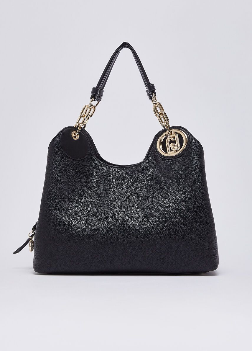 HANDTAS VAN LIU JO AF6024-ES039 B1848 NERO/BRASS GOLD