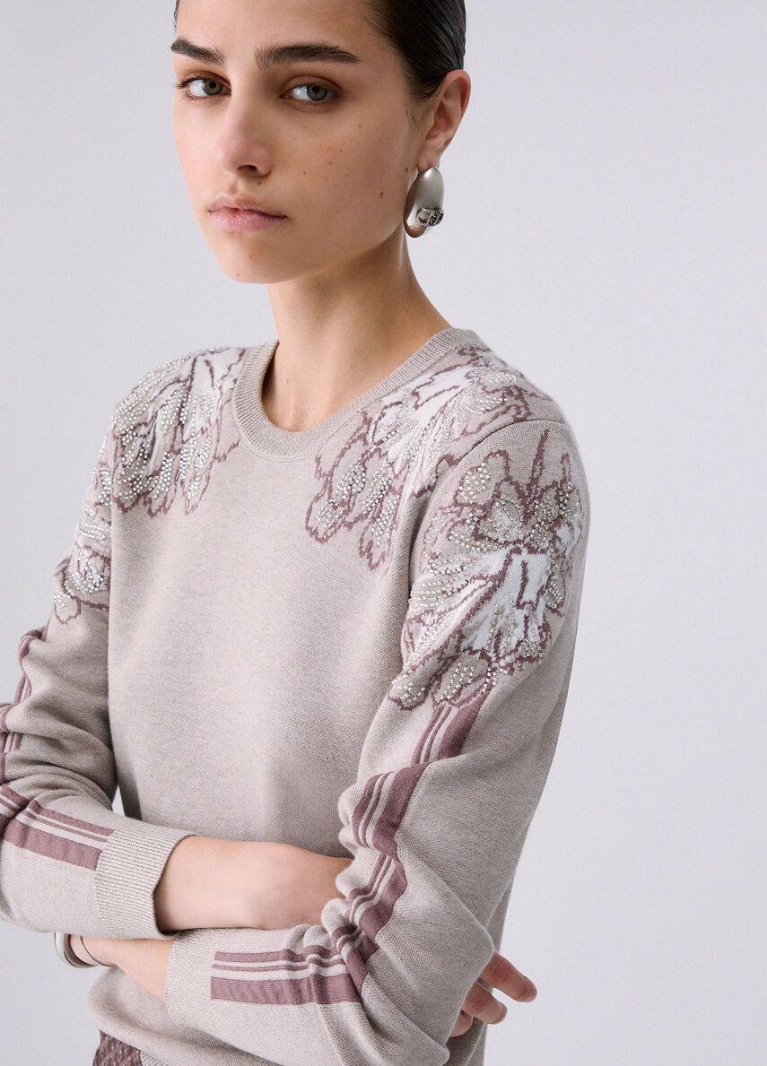 PULL VAN LIU JO TF6094-MS49I D3040 BULLDOG/BCO LANA+GLA
