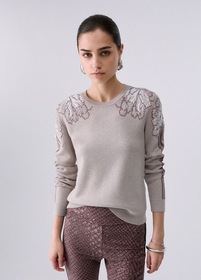 PULL VAN LIU JO TF6094-MS49I D3040 BULLDOG/BCO LANA+GLA