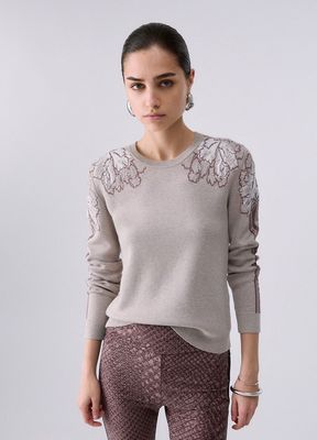 PULL VAN LIU JO TF6094-MS49I D3040 BULLDOG/BCO LANA+GLA