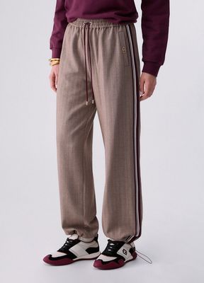 BROEK VAN LIU JO TF6148-T692A DDX06 BROWN RUST STRIPE
