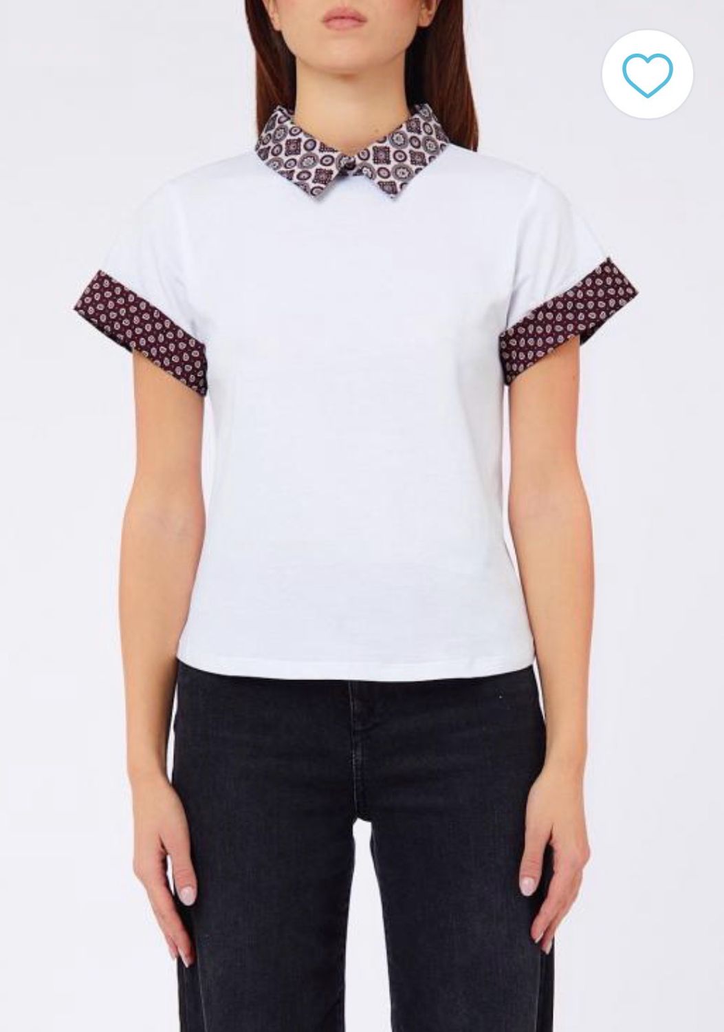 T-SHIRT VAN LIU JO WF6157-J6308 L9339 BCO OTT/CACH&amp;GEM