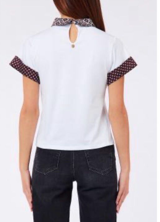 T-SHIRT VAN LIU JO WF6157-J6308 L9339 BCO OTT/CACH&amp;GEM