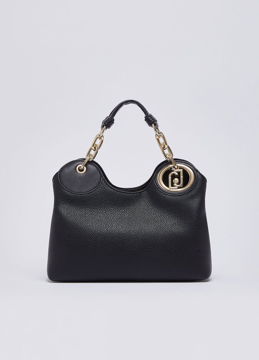 HANDTAS VAN LIU JO AF6114-ES039 B1848 NERO/BRASS GOLD