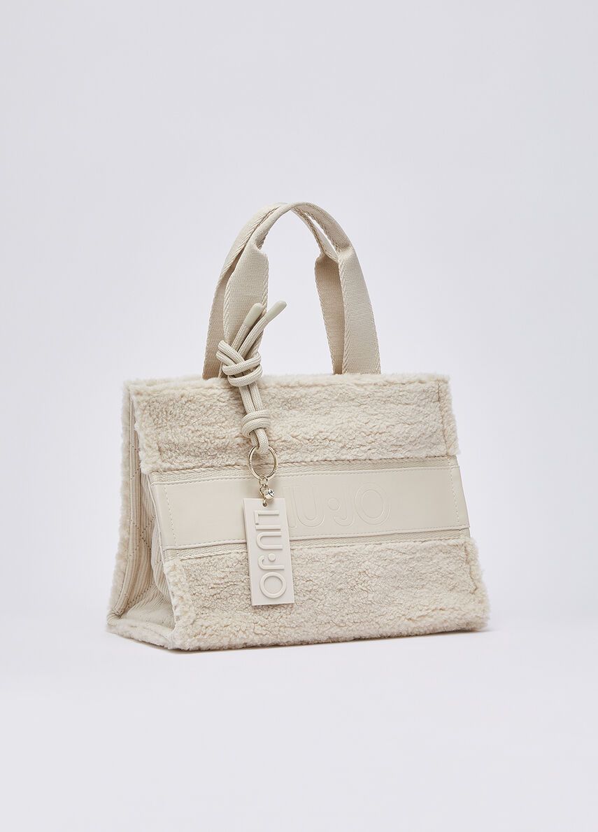 HANDTAS VAN LIU JO TF6215-E1173 10701 BIANCO LANA