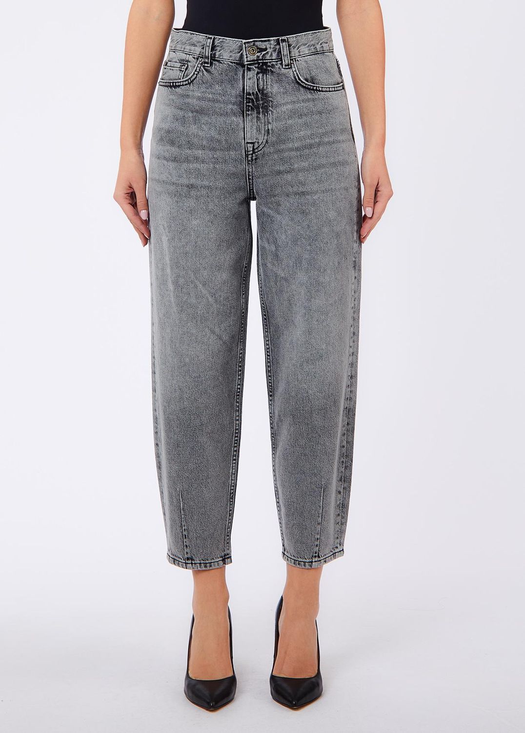 BROEK VAN LIU JO UF6159-D4854 87529 DENIM GREY STRONG WA