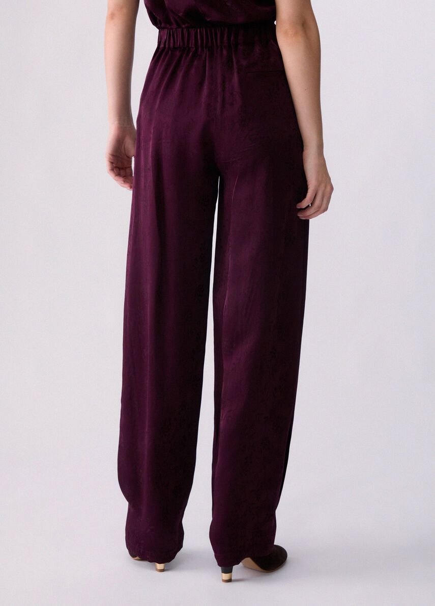 BROEK VAN LIU JO WF6133-T730A X0786 BAD AUBERGINE