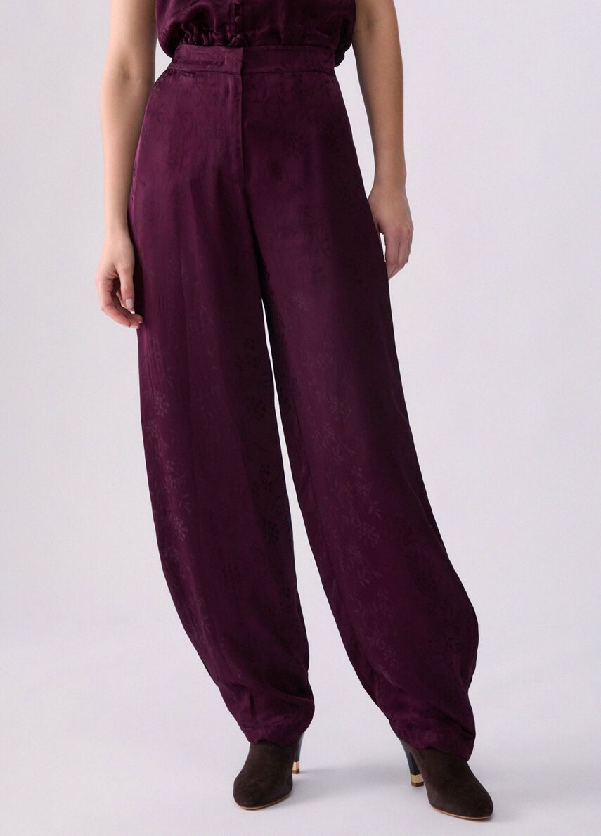 BROEK VAN LIU JO WF6133-T730A X0786 BAD AUBERGINE