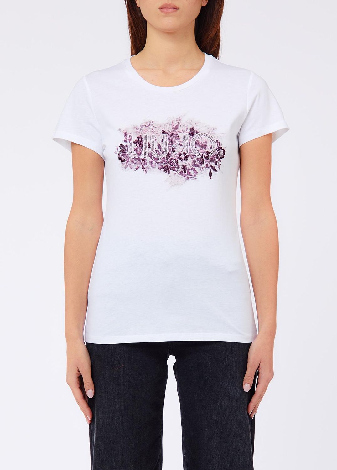 T-SHIRT VAN LIU JO WF6346-JS923 L9466 BCO LIUJO MAINT ROMA